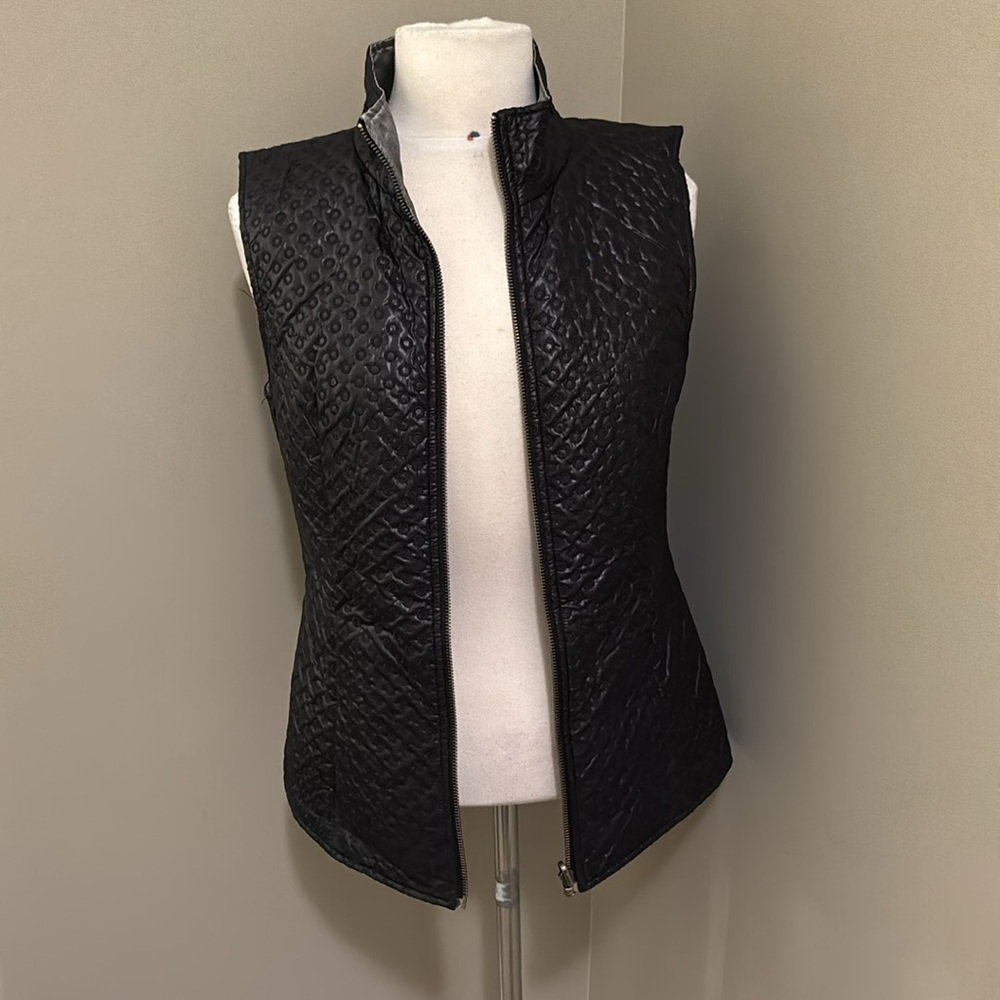 Spanner Reversible Vest Black Side Grey Side Size Small